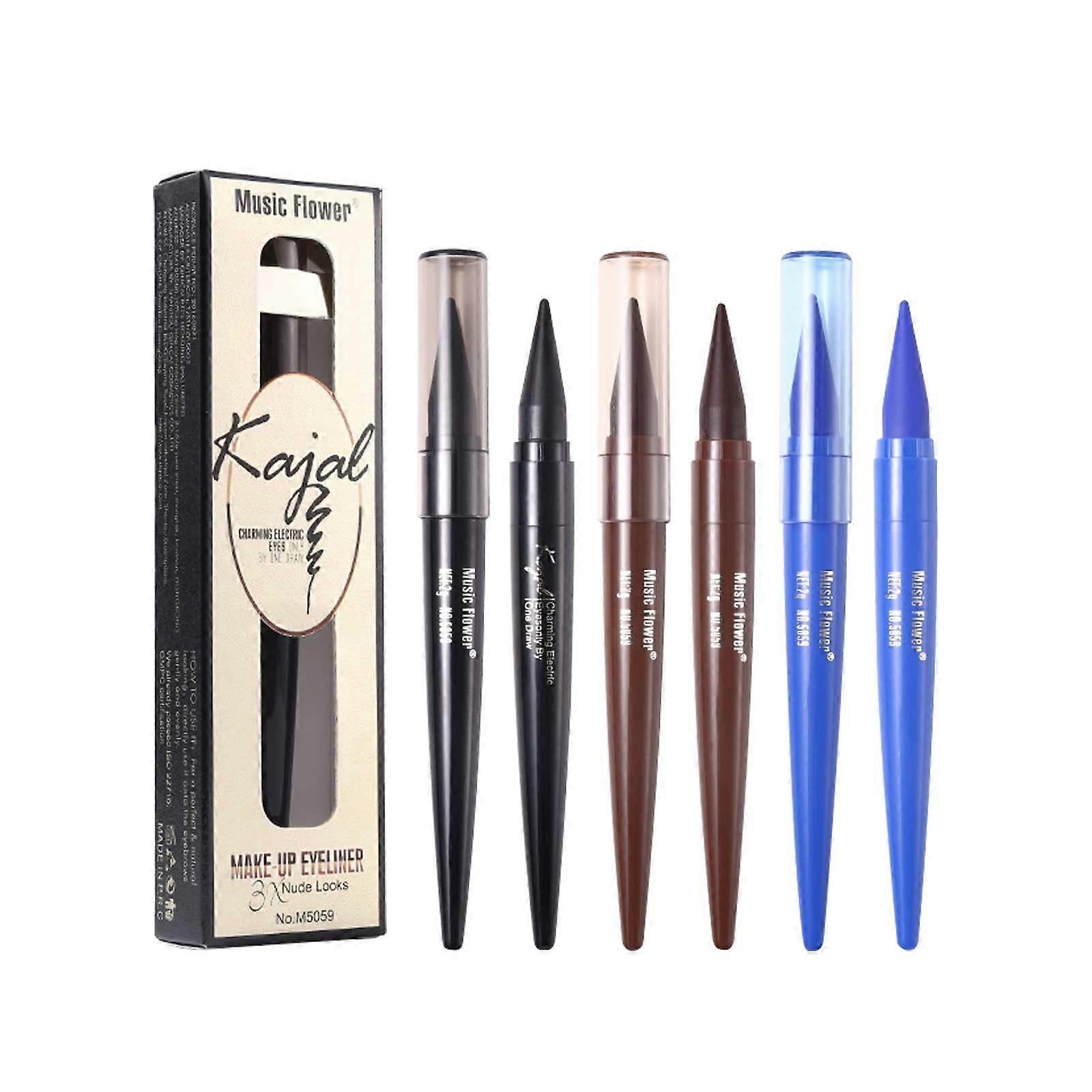 Waterproof Black Liquid Eyeliner Pen with Precise Soft Tip, Long Lasting Matte Finish, Sweatproof