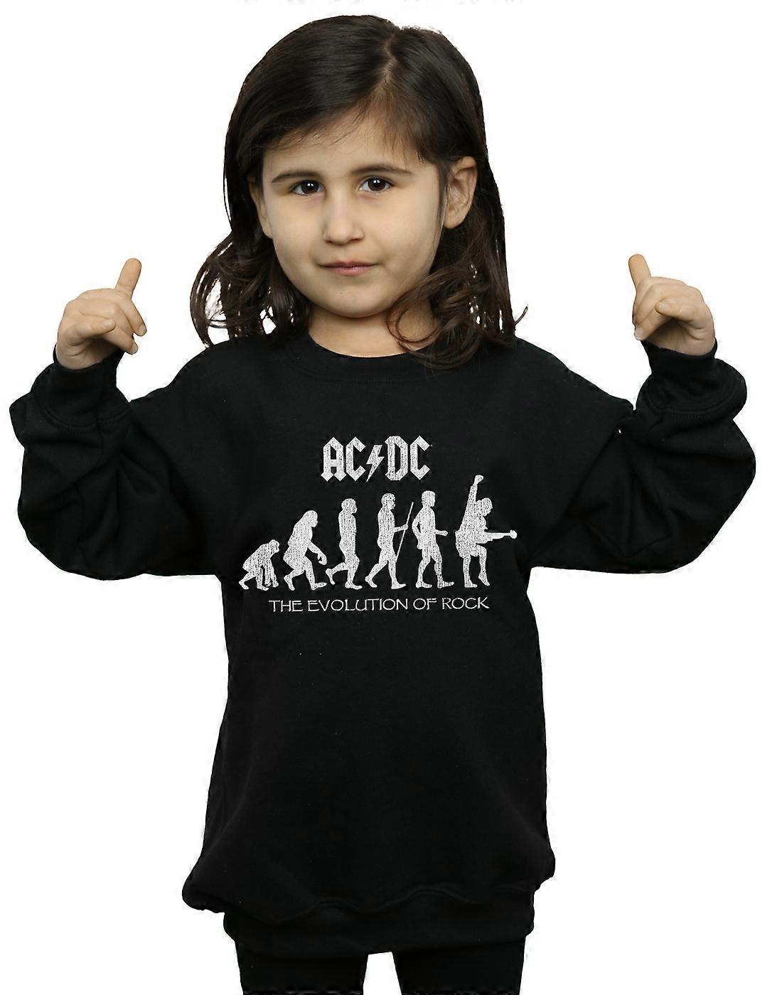 ACDC Mädchen Evolution von Rock Sweatshirt