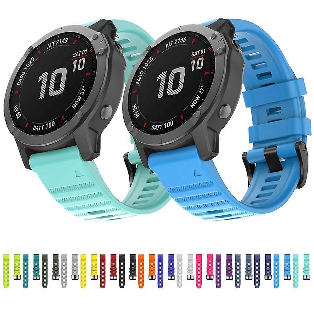 For Garmin Fenix 7X Silicone Watch Band
