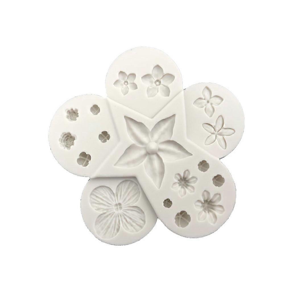 Silicone Baking Mold with Exquisite Flower Design for Chocolate, Biscuits, Cake Decoration, Reusable