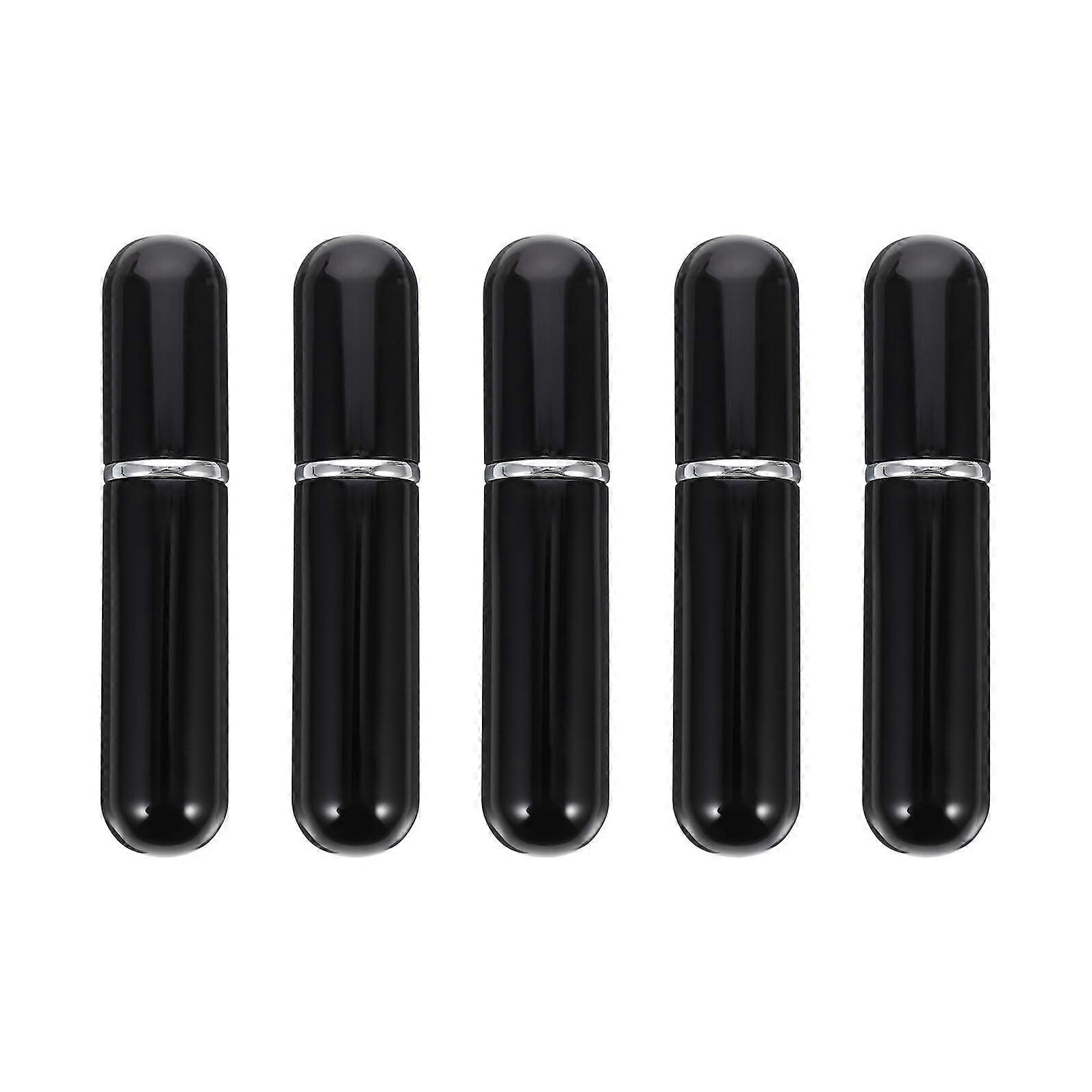 5pcs Mini Refillable Perfume Atomizer Travel Spray Bottles LeakProof Easy Refill for Essential Oils