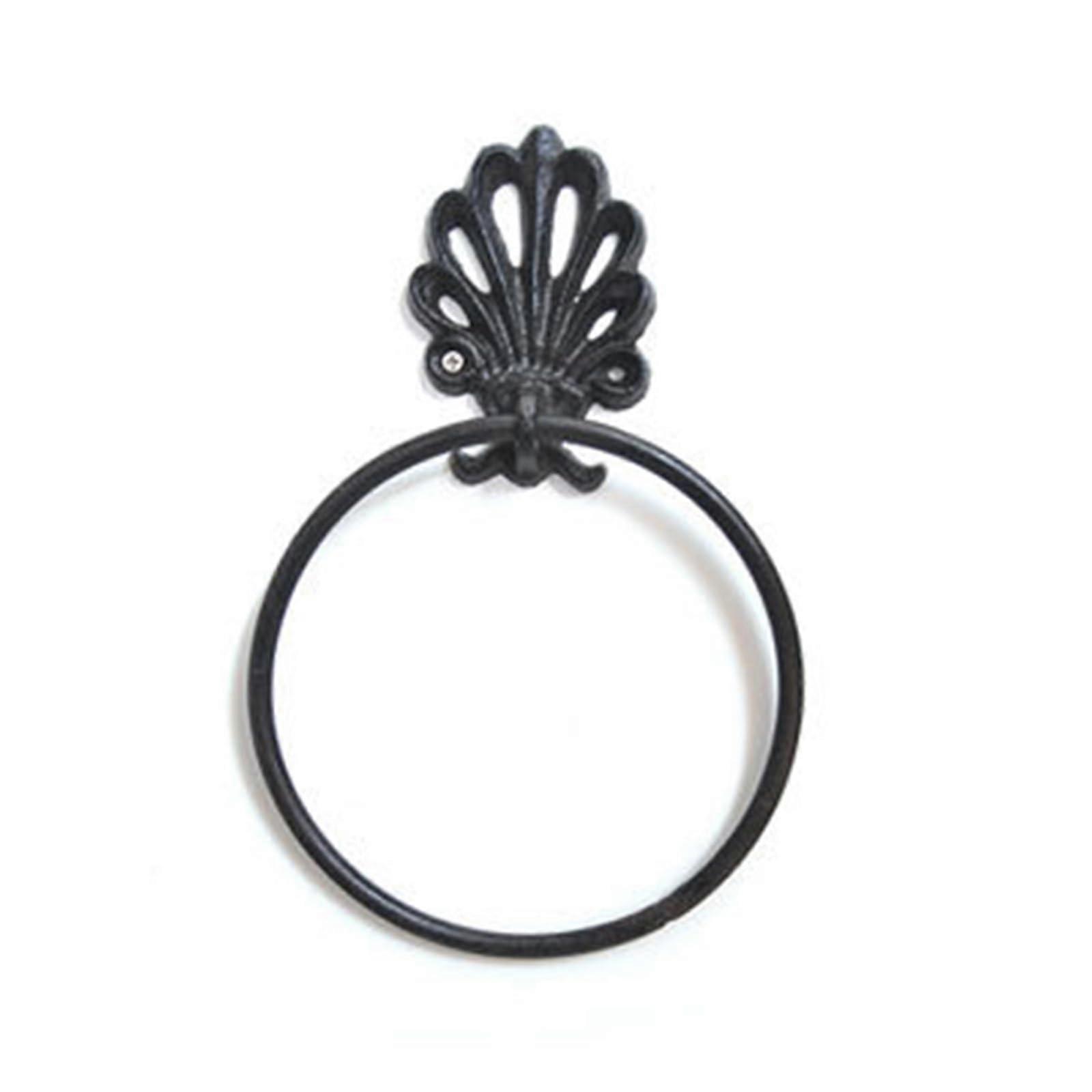 Towel Ring Bathroom Towel Holder Wall Mounted SpaceSaving Heavy Duty AntiDrop Hook