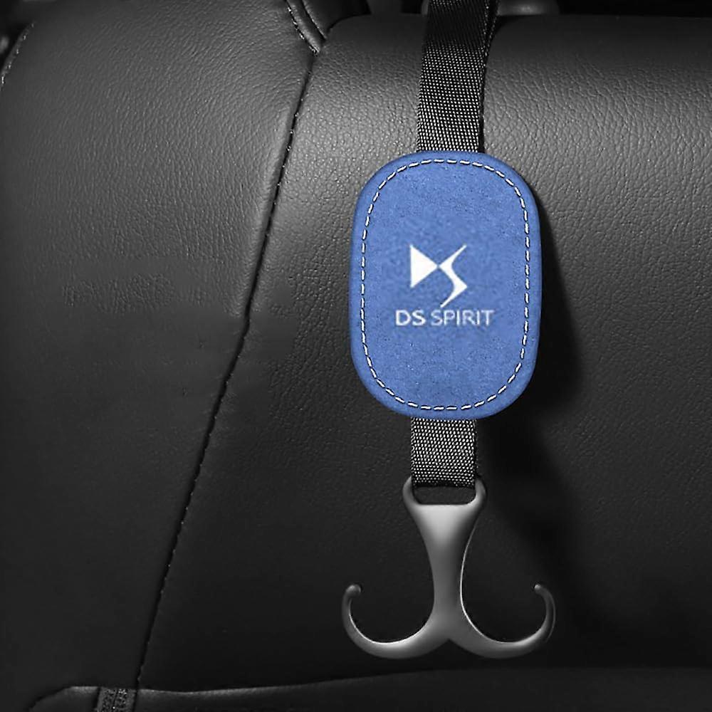 Suede Car Seat Back Hook Hanging Storage Holder Compatible with DS Models Blue Style Quick Install