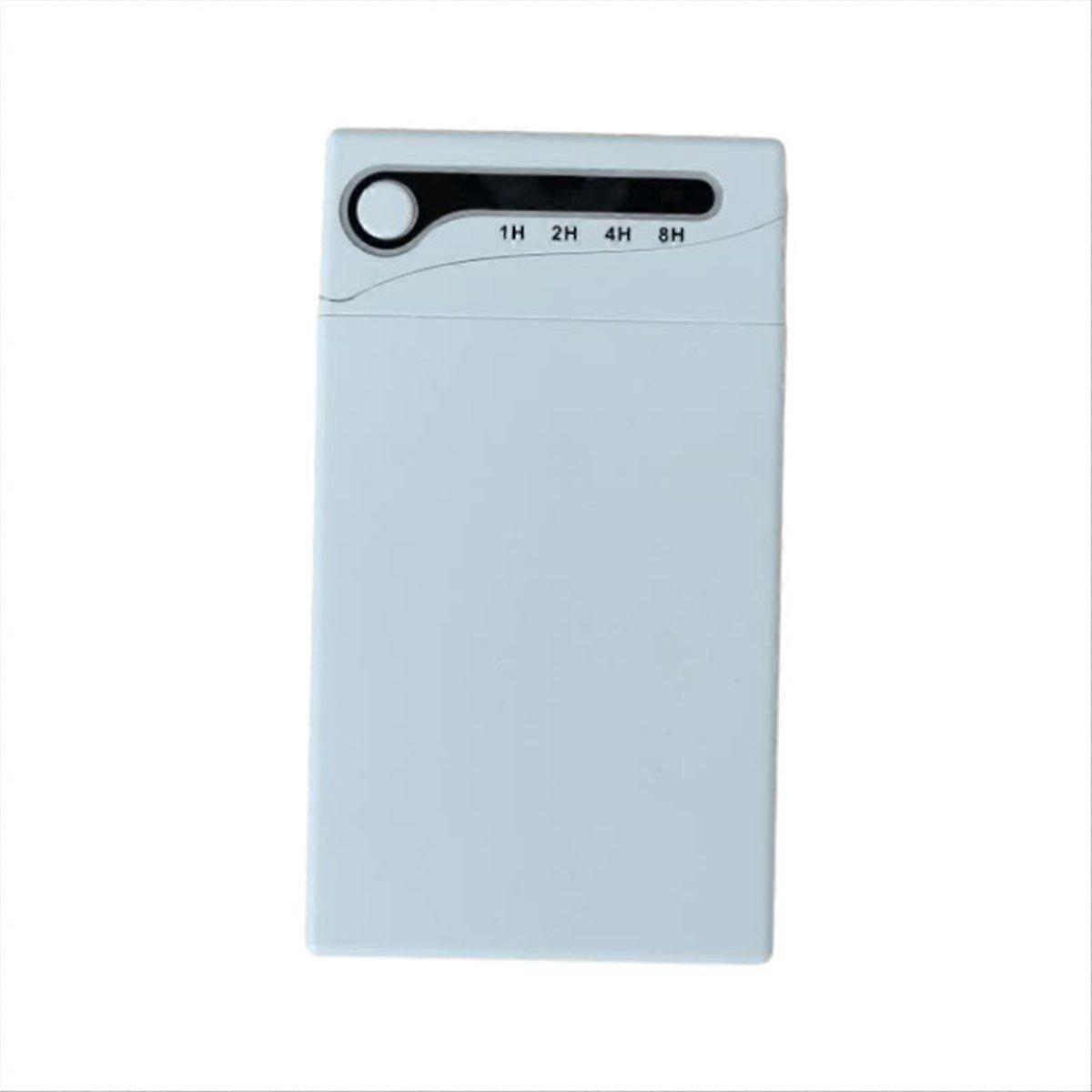 Portable Lock Box, Smart Box, Auxiliary Smoking Cessation Control Artifact, Timed Lock Box,White