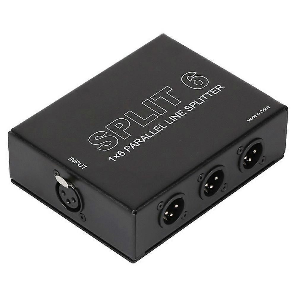1 in 6 Out Expander Balanced XLR Divider Socket Expander Divider