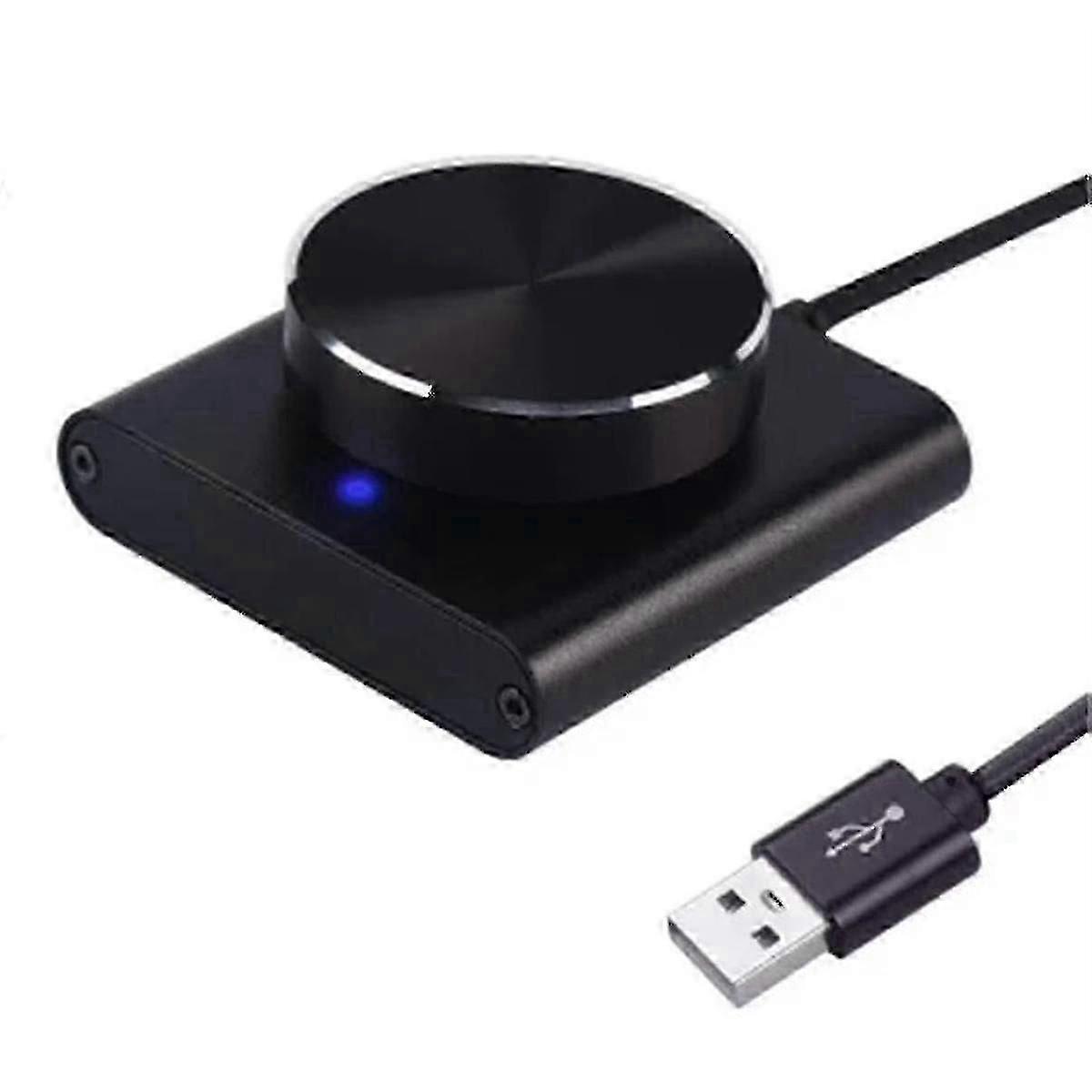 USB Volume Control Knob - Lossless PC Computer Speaker Digital Adjuster with Walkbee Technology