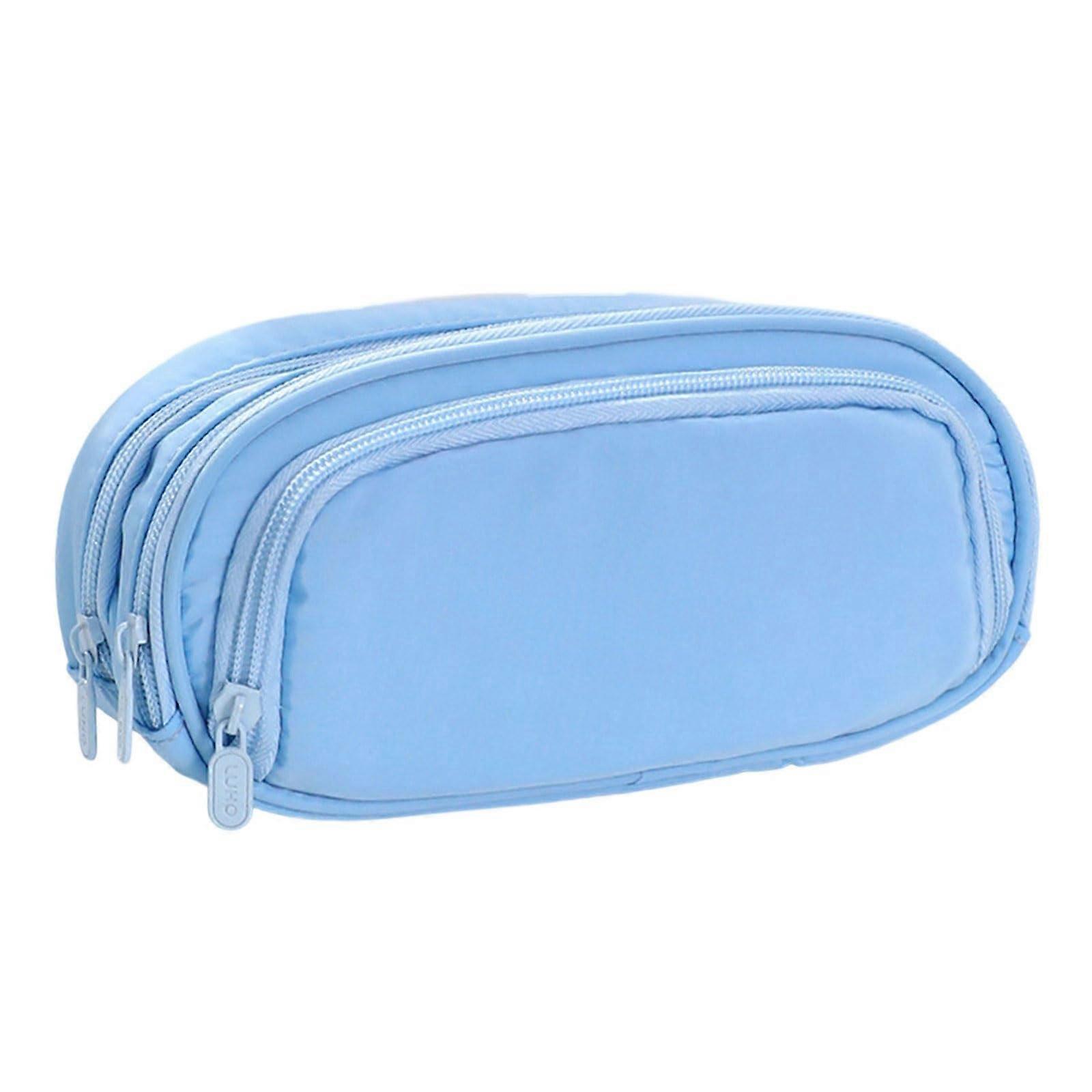 Expandable Pencil Case with Multiple Compartments, Large Capacity Pen Organizer for School 8#