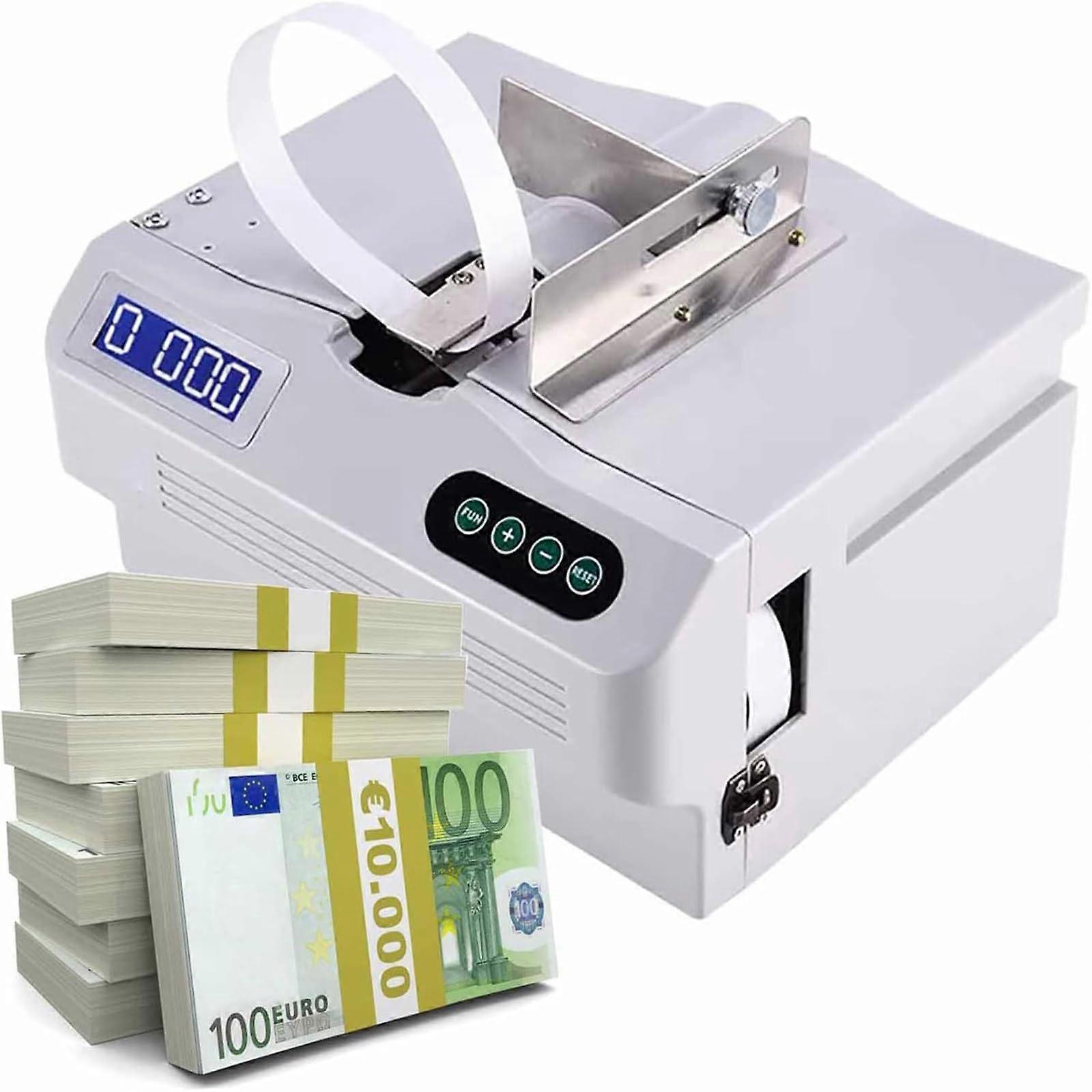 Speed Automatic Money Strapping Machine with Adjustable Strap and LCD Control for Banknotes