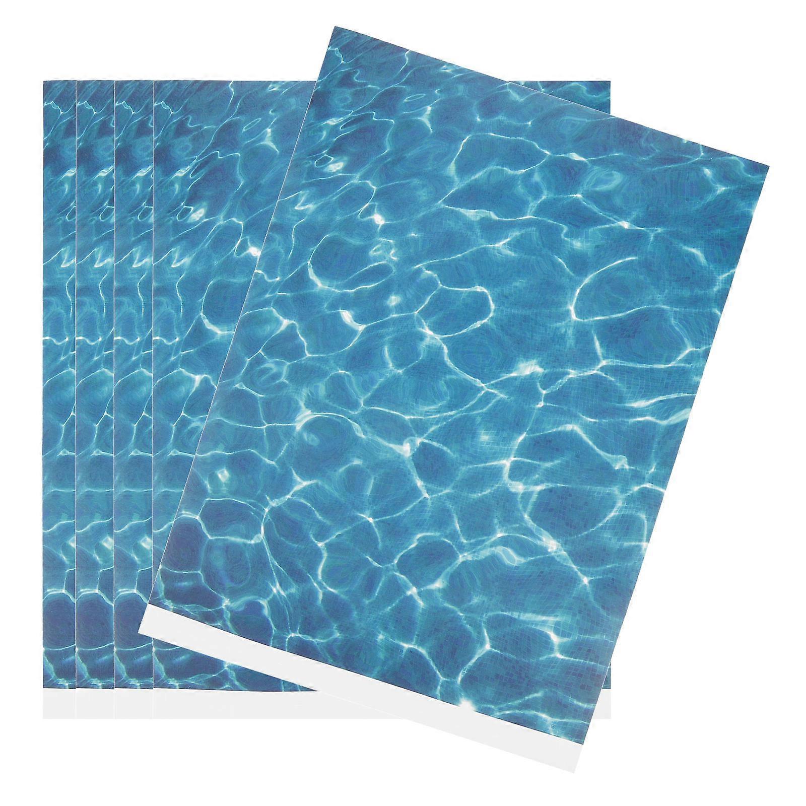 Artificial River Tile Sheet for Sand Model 5 Sheets Dark Blue
