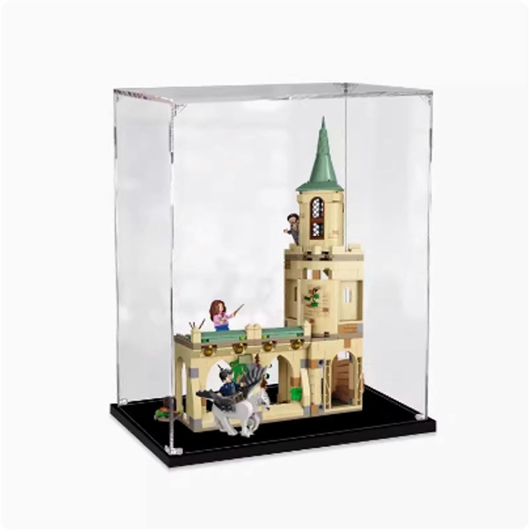 Display Case for  76401 Acrylic Dustproof Clear Showcase with Stable Base and Easy Assembly