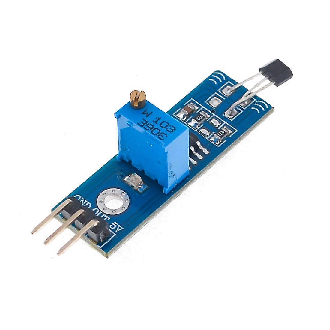 Hall Sensor Module 3144 LM393 3 Pin DC 5V Magnetic Field Sensor for Reliable Switching