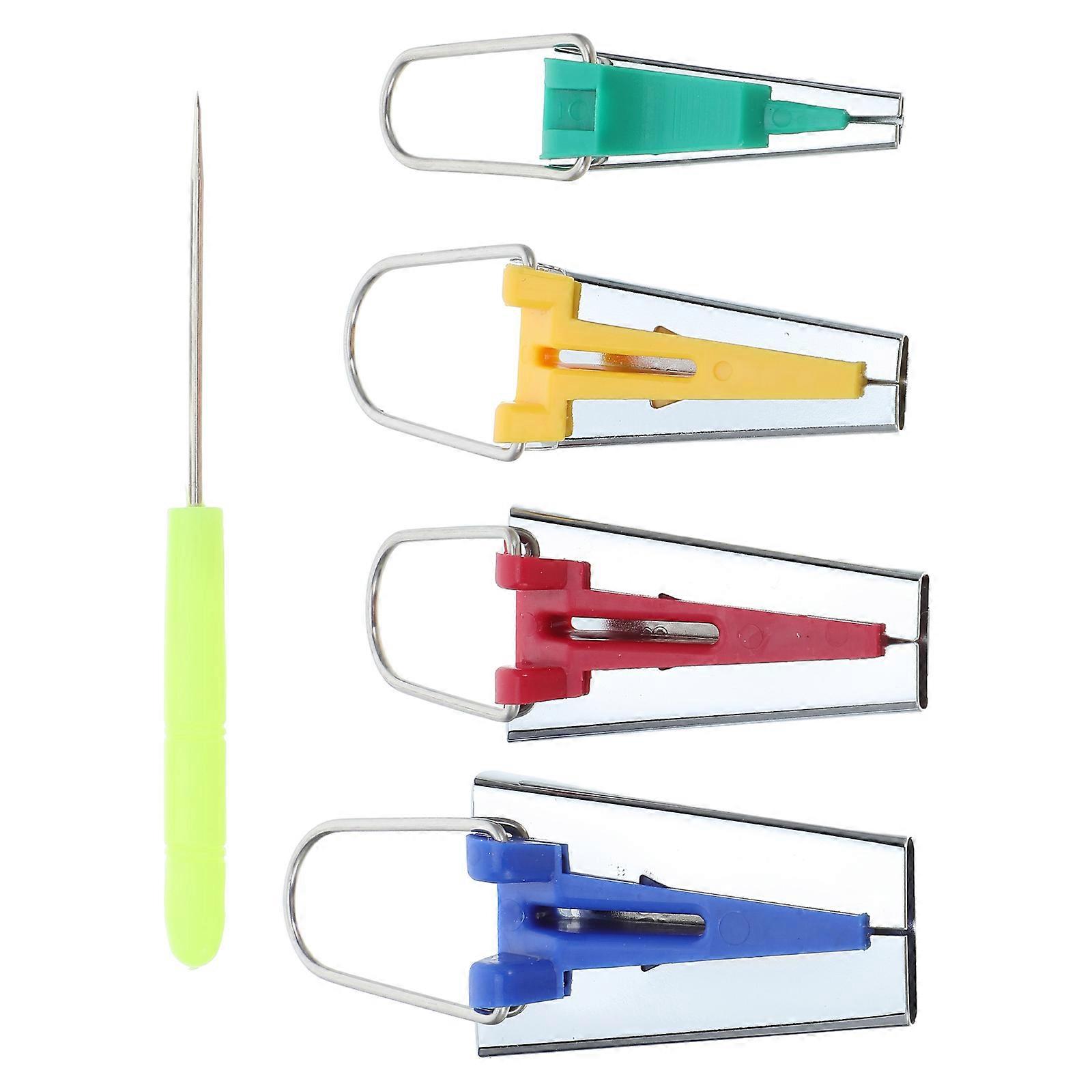 Seam Binding Maker 1 Set Essential Tool For DIY Projects Assorted Color Designed For Precise Cutting 5-Pcs