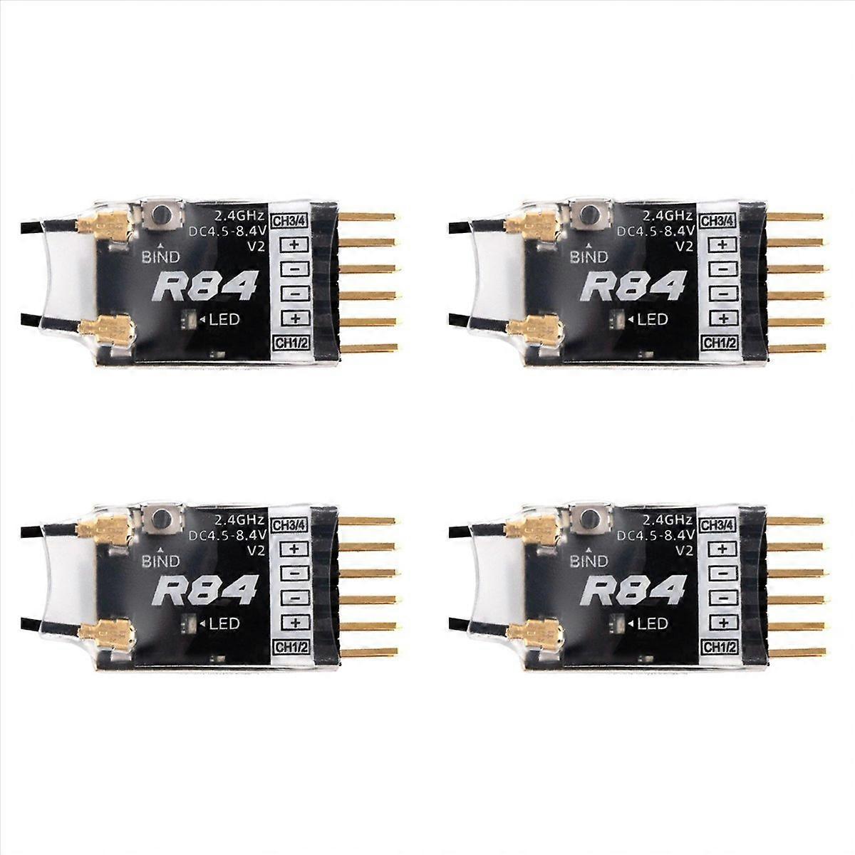 For R84 V2 4CH Compatible PWM RC Receiver