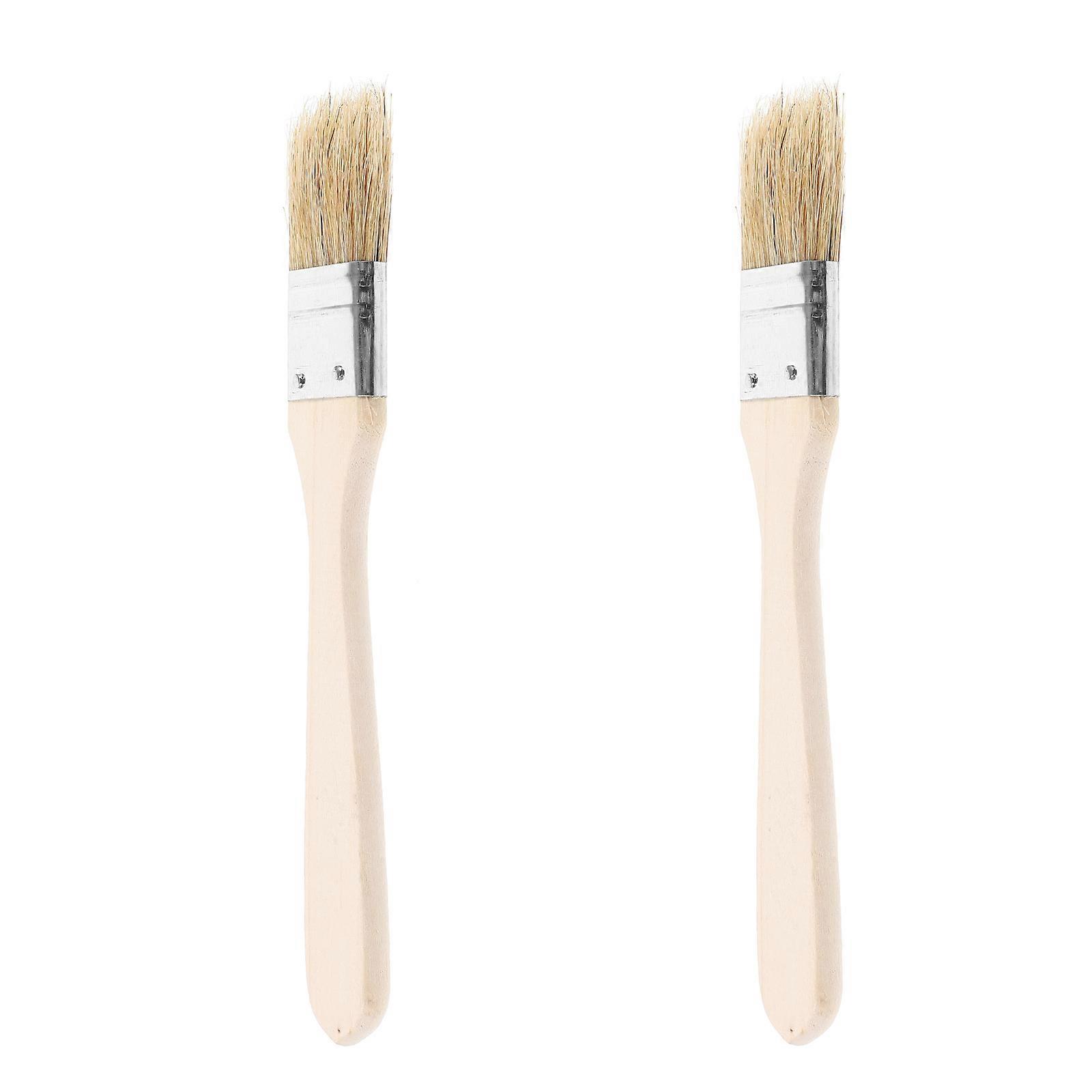 Grillpinsel-Set mit Holzgriff, 2-teilig