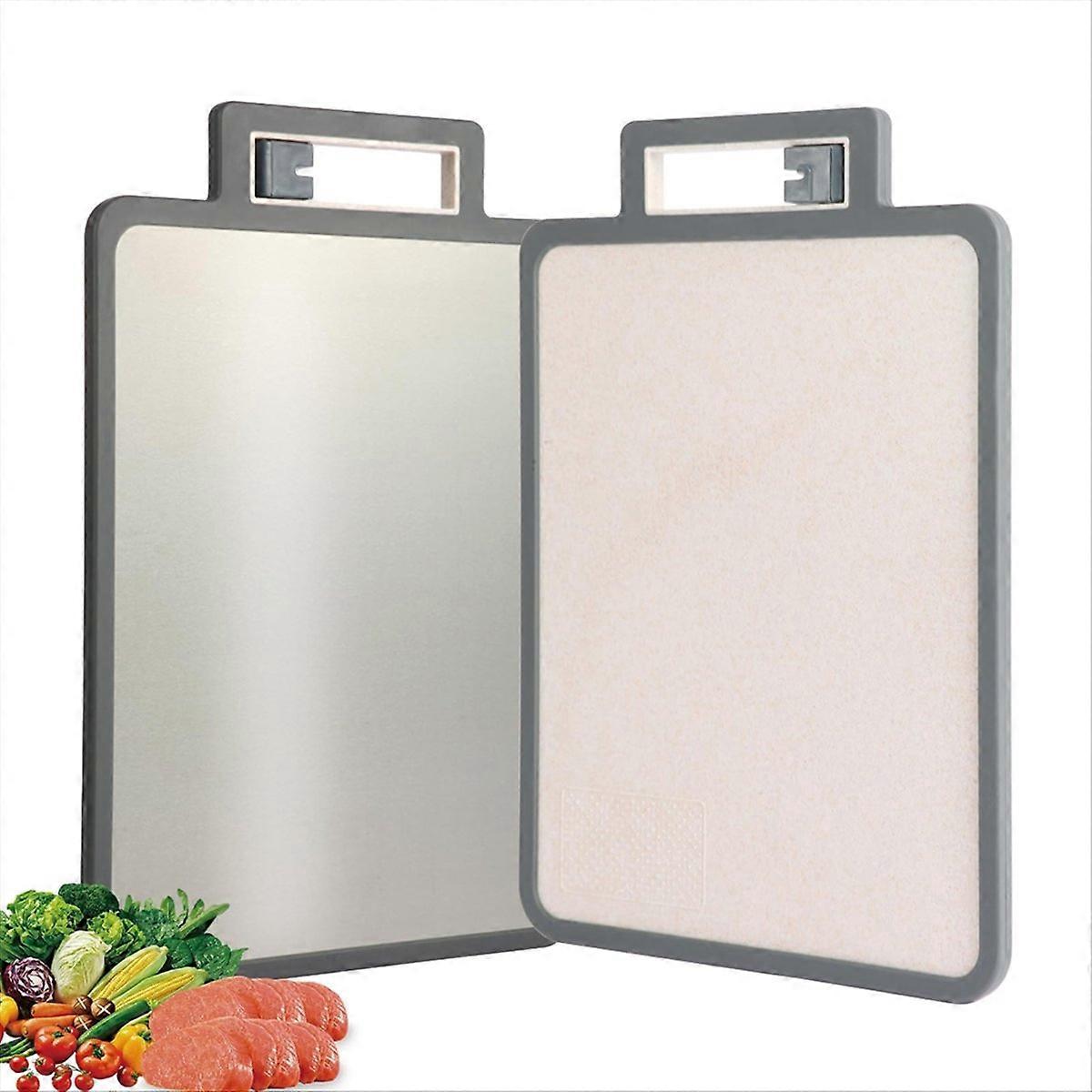 2 in 1 Stainless Steel Cutting Board