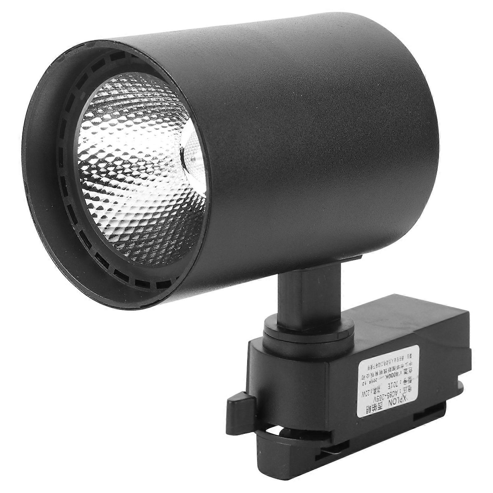 LED Track Light Ceiling Spotlight for Lighting Use 20W Cob Lamp Black