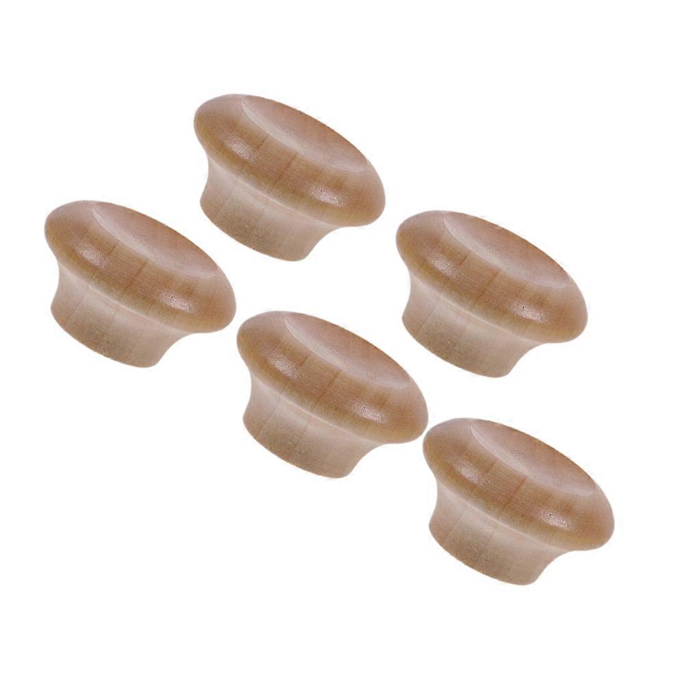 Pan Lid Knobs Wood Pot Lid Handles for Pot Use 5Pcs Kitchen Replacement