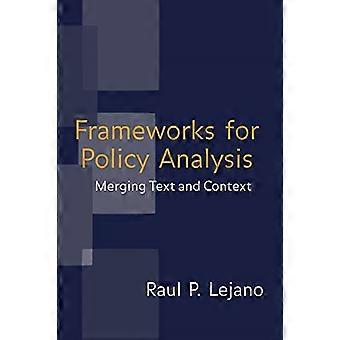 Frameworks für die Politikanalyse
