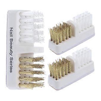 3Pcs Nail Drill Bit Cleaning Brush for Deep Cleaning Professional Manicure Tools for Salon and Home Use