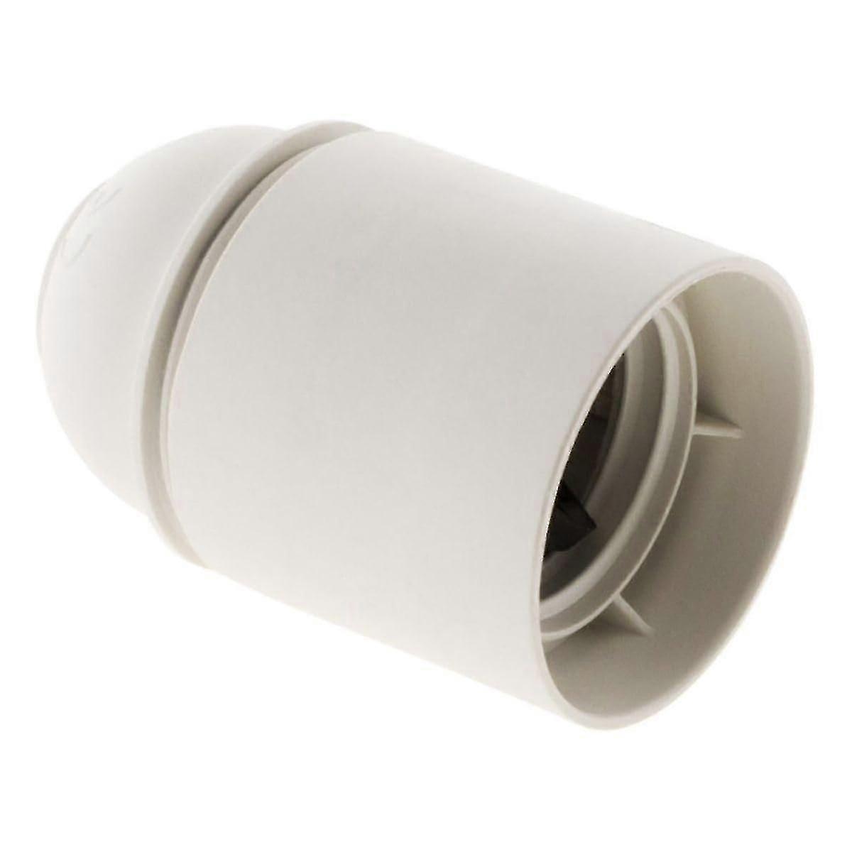 E27 Smooth White Thermoplastic Socket - Energy Class A