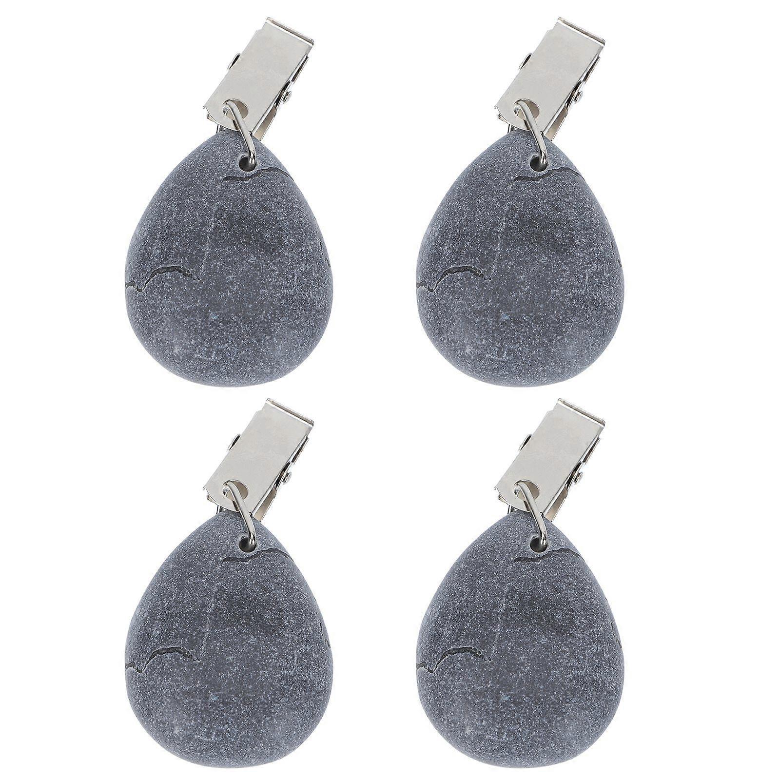 4pcs Windproof Tablecloth Pendant Multifunctional Tablecloth Fixator Clips