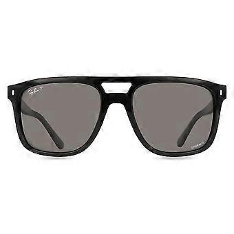 Ray-Ban RB2213CH Polarized 901/K8 Full Rim Black Unisex Aviator Sunglasses UV3 Polarized Original