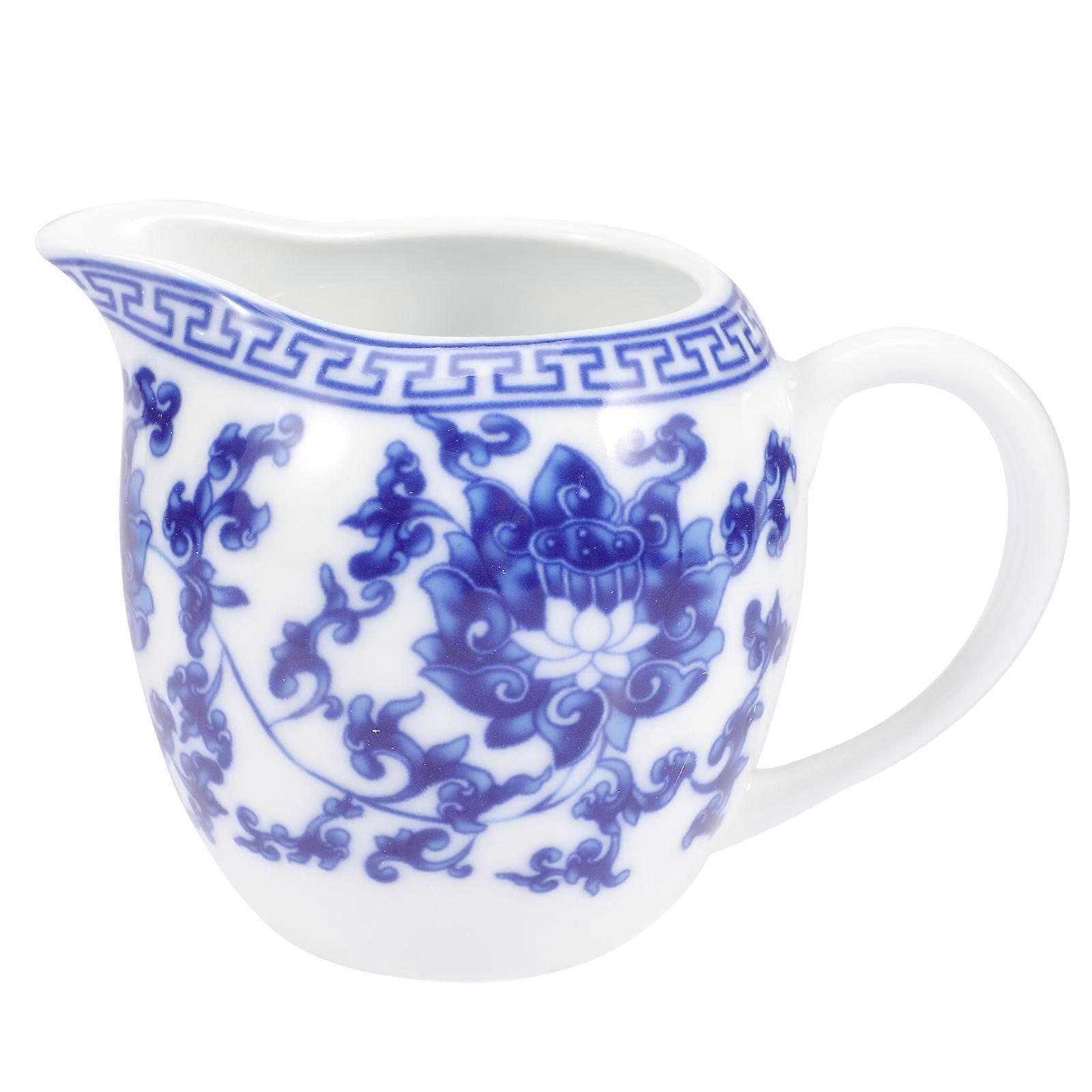 Blue Ceramic Sauce Container for Serving 1 Piece Suitable in Kitchen