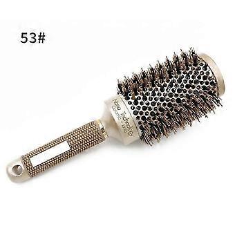 1pcs peigne en tube d’aluminium cylindre d’or, peigne de coiffure