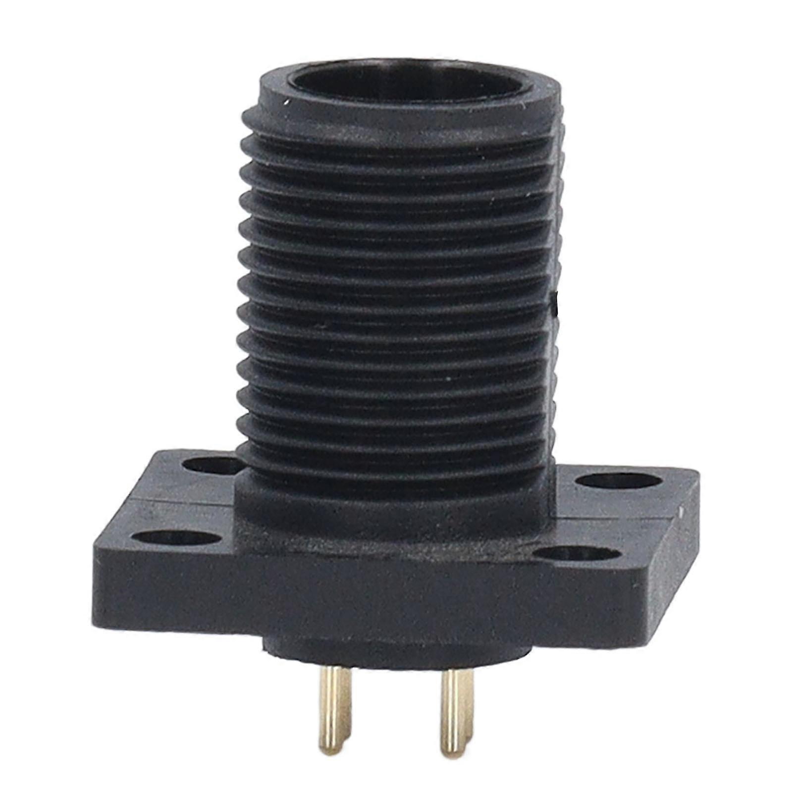 Pin Type Aviation Plug 4 Pin Threaded Square Shape IP67 PCB Panel Aviation Wire Connector Plug