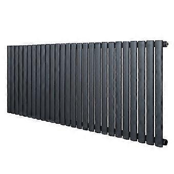 Oval Single Column Radiator 600 x 1620mm Modern Designer Single Panel Central Heating Heater Matt