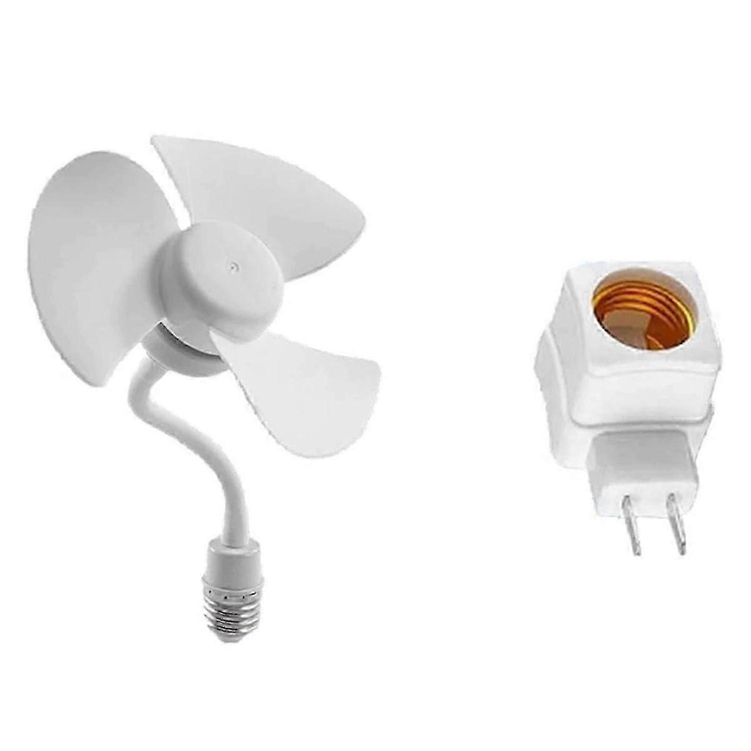 E27 Screw-In Universal Fan,3 Blades E27 Thread Base Ceiling Fan