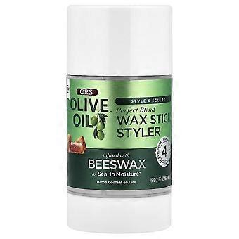 ORS, Olive Oil™, Perfect Blend Wax Stick Styler, 75 g (2,65 oz), confezione da 3