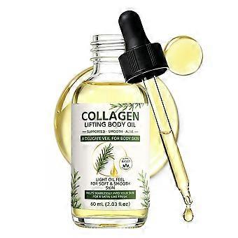 Collageen Lifting Body Oil 60ml, plantaardige, lichte, hydraterende bodyserumolie, snel absorberende, niet-vette huidolie voor een zachte, gladde en satijnzachte huid met een mooie gloed.