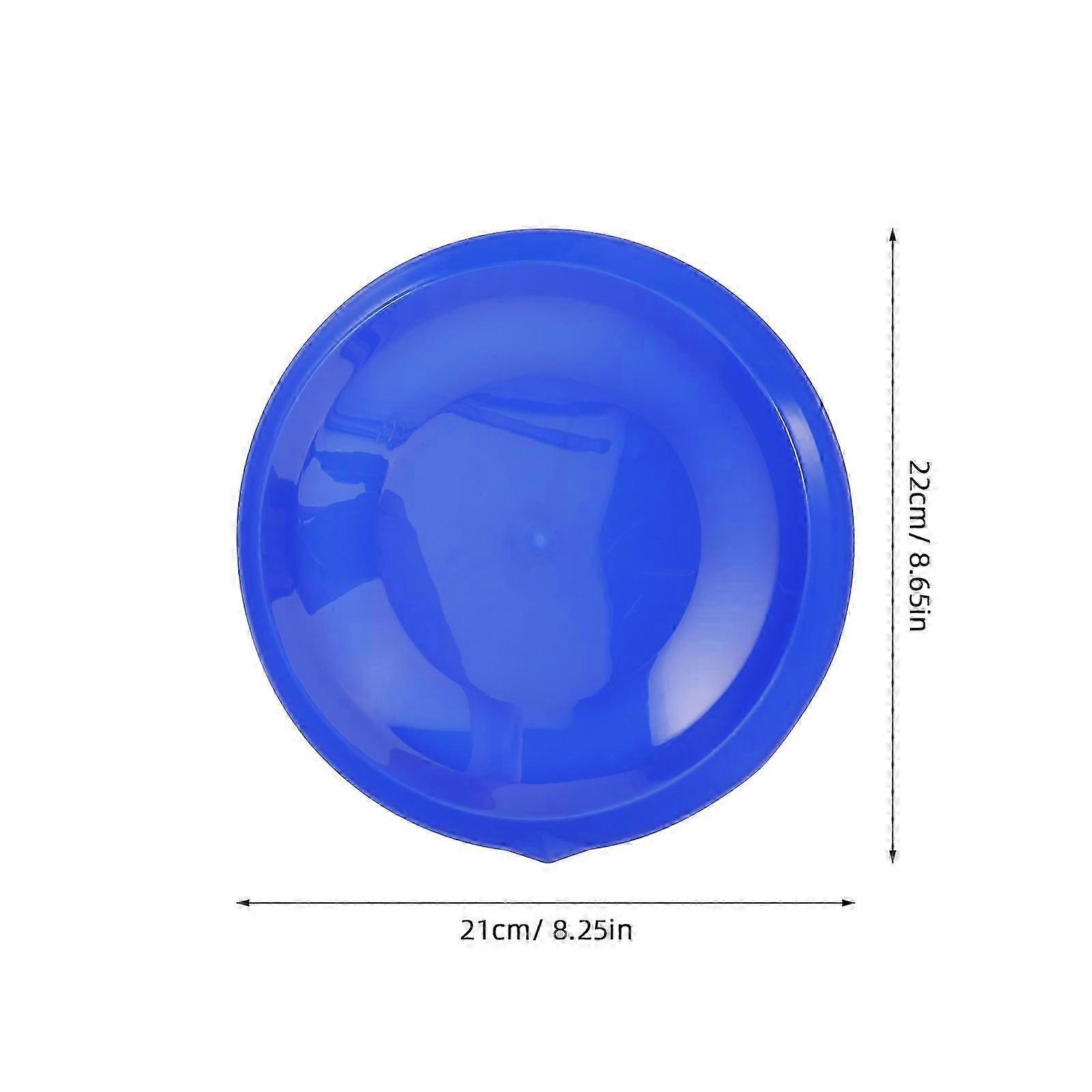 Plastic Bubble Solution Tray for Outdoor Use 2Pcs Blue