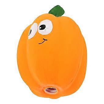 1pc pompoenvormige toy sound pieper huisdier speelgoed huisdier training speelgoed latex huisdier speelgoed