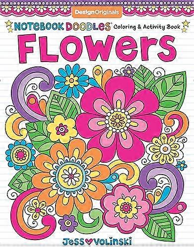 Notebook Doodles Flowers Coloring & Activity Book