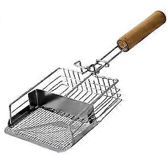 Cat Litter Scoop Cat Scooper Ergonomic Wooden Handle Metal Pet Supplies with Hook compatible withIndoor Kitten