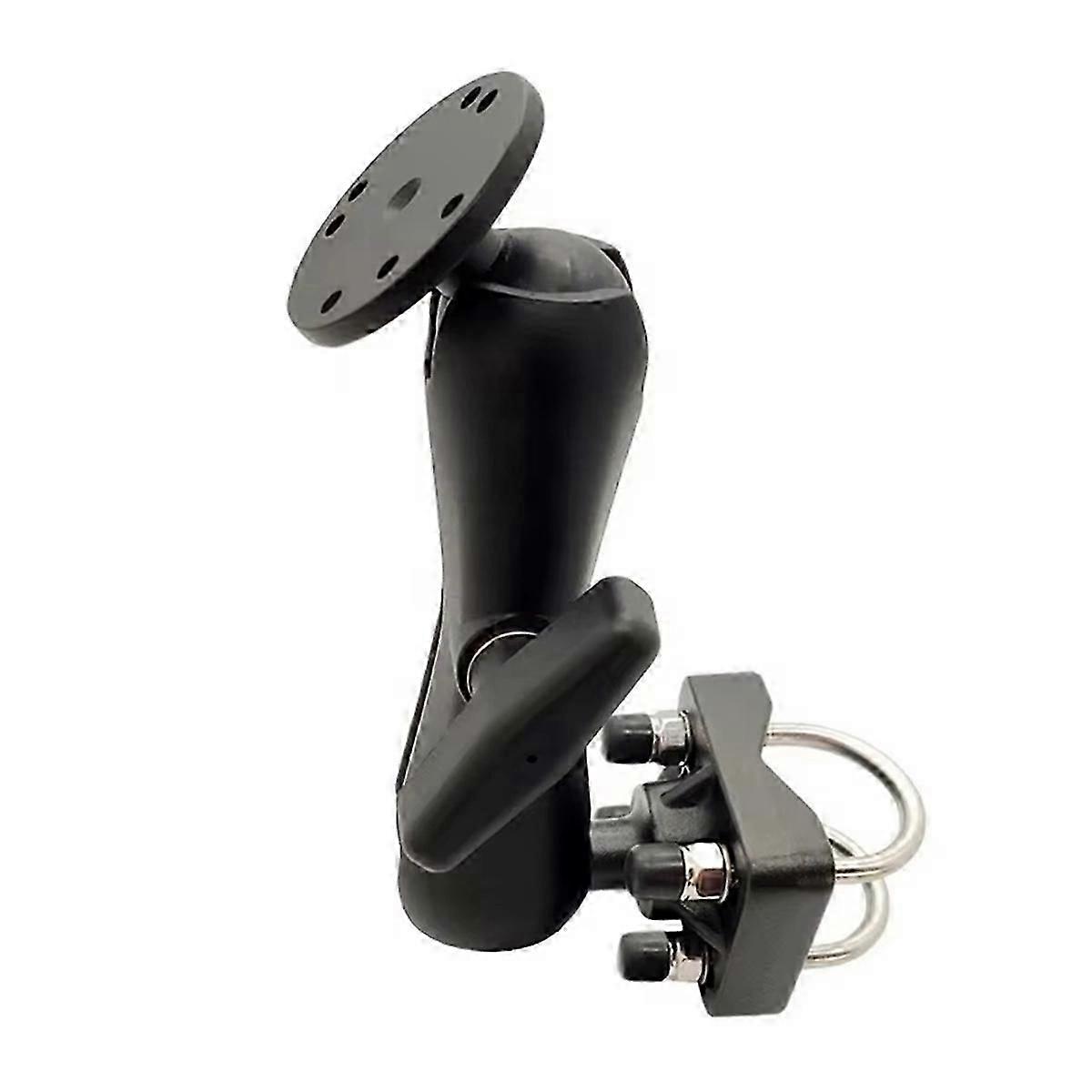 Trilho Duplo U-Bolt Tamanho C de 1,5 polegadas Suporte de Bola de 1,5 polegadas com Base de Bola Redonda de 1,5 polegadas - Médio