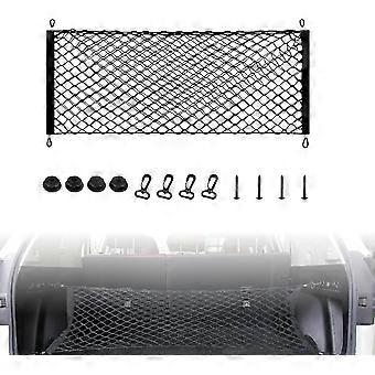 Universal Trunk Mesh Storage Net 90x40cm - Organizer for Car, Truck, SUV, Boat, Home