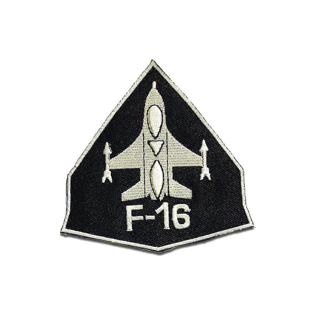 Patch - F-16 Army - black - 7.0 x 9.0 cm - Appliqué patch
