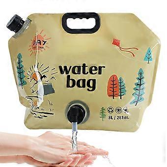 Khaki Hydration Backpack with FoodGrade LeakProof Water Bladder, Large Capacity for Hiking and Camping