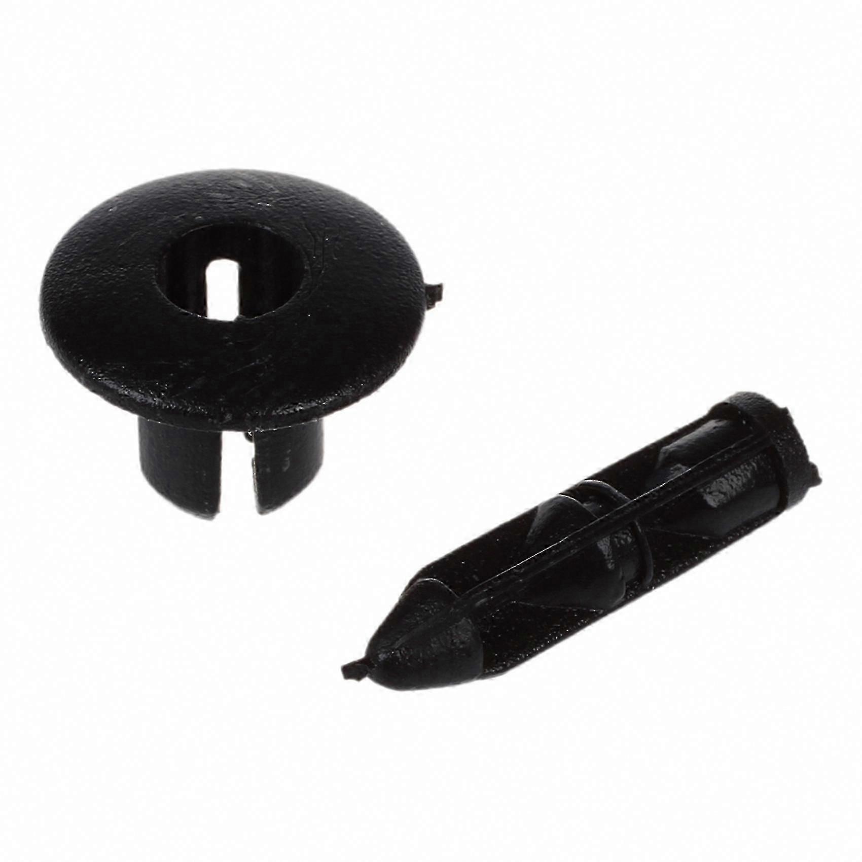 40Pack Plastic Trim Clips 7mm Hole Push Rivet Fasteners Panel Mounting Hardware