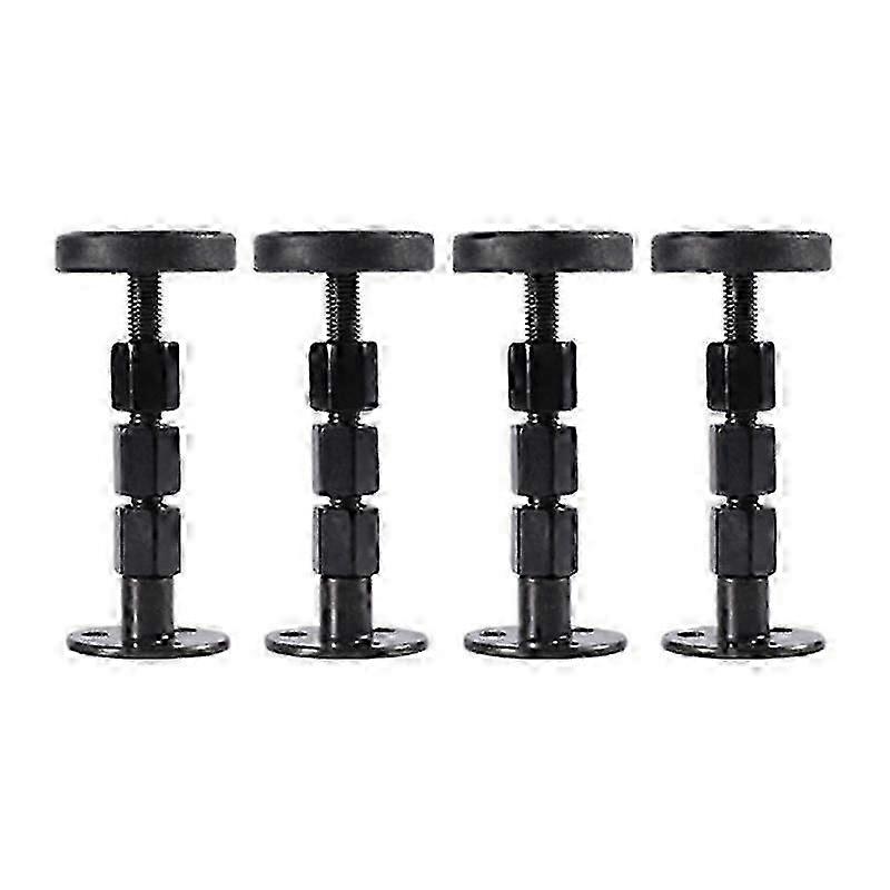 4PCS Headboard Stoppers, Adjustable Threaded Bed Frame Anti-Shake Tool, Bed Shake Support Stabilizer