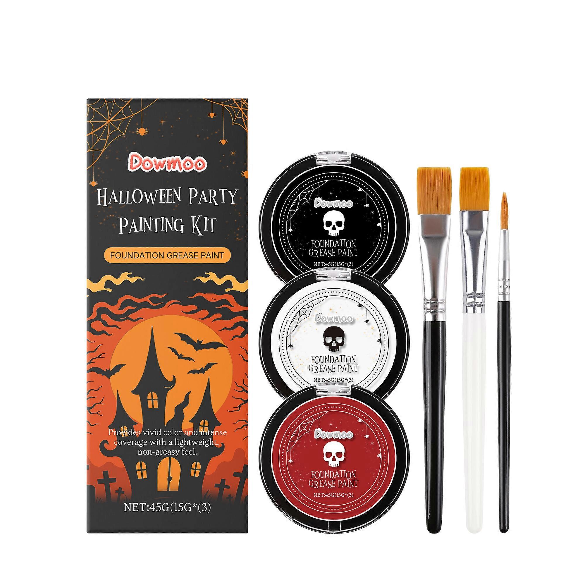 Face Paint Kit for Halloween Masquerade Party Makeup