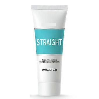 Heißes Produkt/Protein-Glättungscreme, glattes Haar, weichmachend, keine Clips, keine Schäden, milder Weichmacher, 60 ml