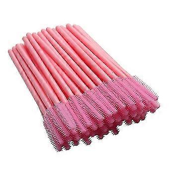 Disposable Silicone Mascara Wands Makeup Applicator Brushes 100 Pieces