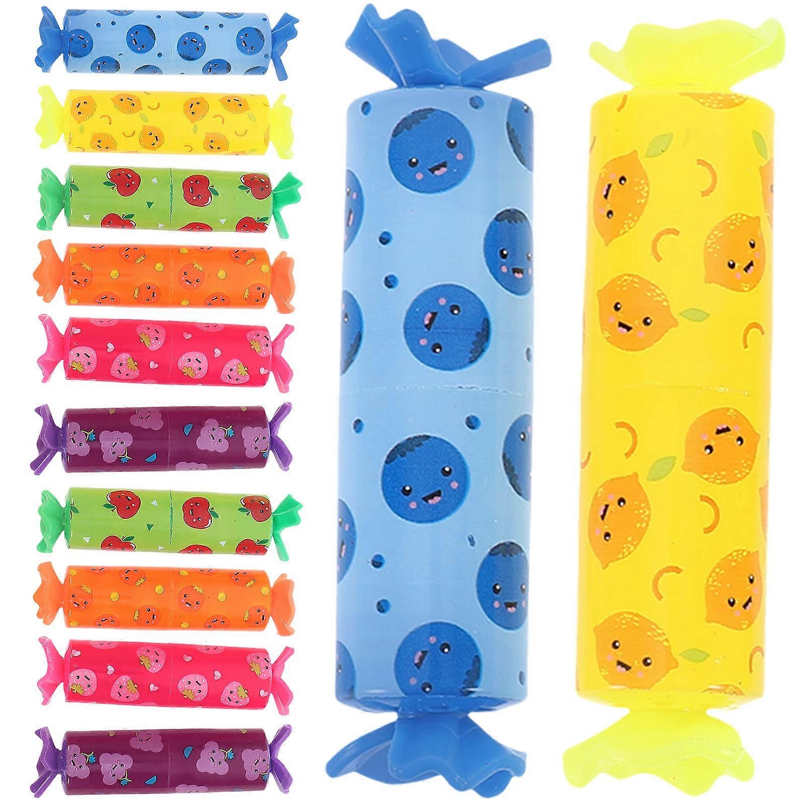 Fluorescent Marker for Marking 12Pcs Assorted Color Plastic