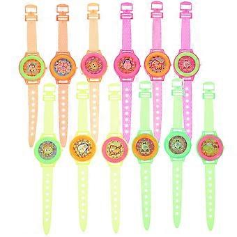 25PCS Kids Watch Toys, Party Bracelet Style Changeable Pattern Wristband Watch Toy