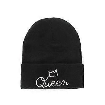 Unisex Knitted Hat Stylish Letters Embroidery for Keeping Warm 1 Piece