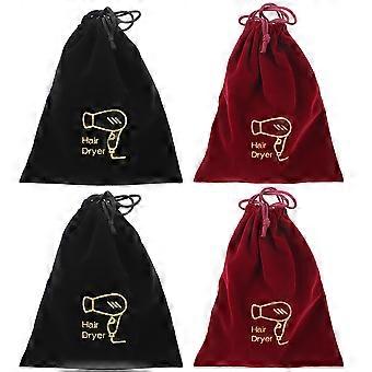 Hair Dryer Drawstring Bags for Travel Storage 12Pcs Assorted Color Pouches